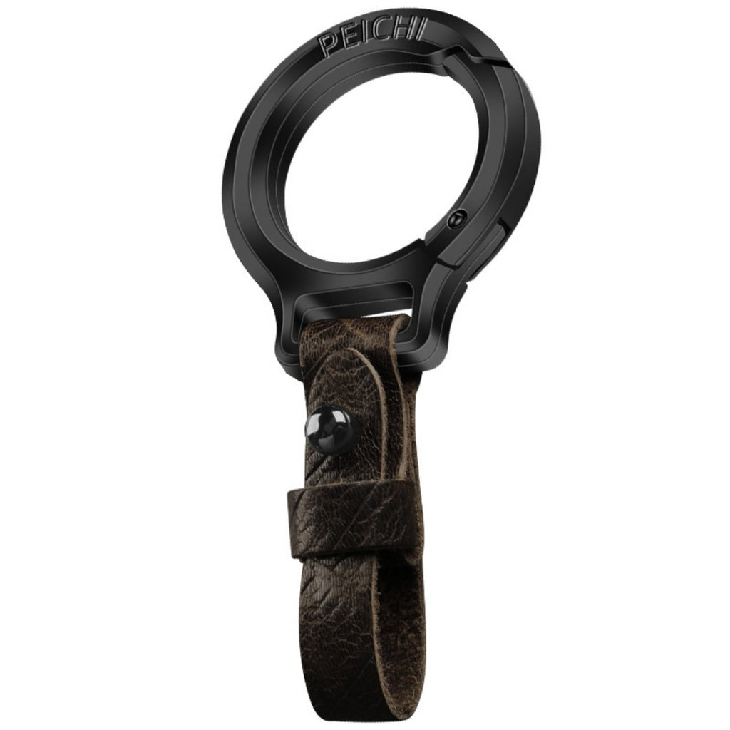 Schlüsselanhänger aus Rindsleder (Oberseite)