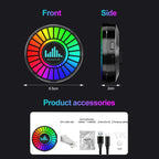 Car RGB Voice-controlled Music Atmosphere Light