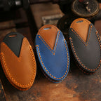 Hyundai Autoschlüsselhülle aus Leder mit 5 und 7 Tasten