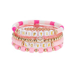 Lot de 25 bracelets d'amitié Taylor Swift inspirés de l'album Lover Fearless, de la tournée 1989 et du Speak Now.