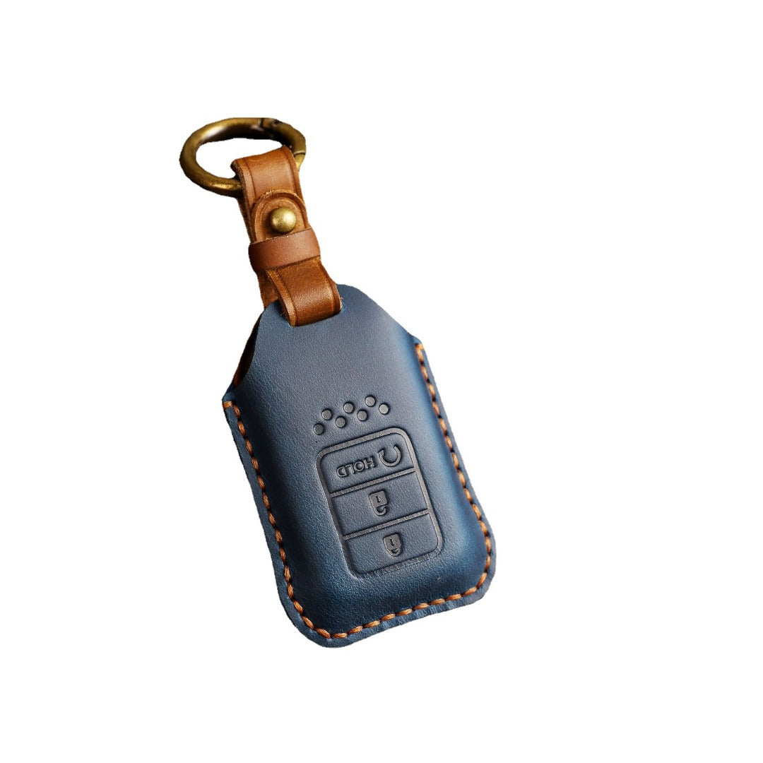 Honda CRV Lingpai XRV Civic Accord Guandao Fit Leder Autoschlüsselhülle 2,3,4,5,6 Tasten