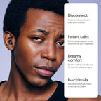 Ear Plugs – Ultra-Comfy Reusable 24dB (SNR) Noise-Reducing Earplugs for Sleep, Deep Focus, Travel, Noise Sensitivity, Flexible Hearing Protection, Customizable Fit