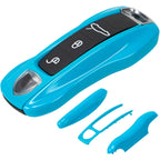 Coque de remplacement pour clé Porsche, 3 pièces, peinte 