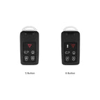 Étui en cuir pour clé de voiture Volvo XC60 (5 ou 6 boutons)