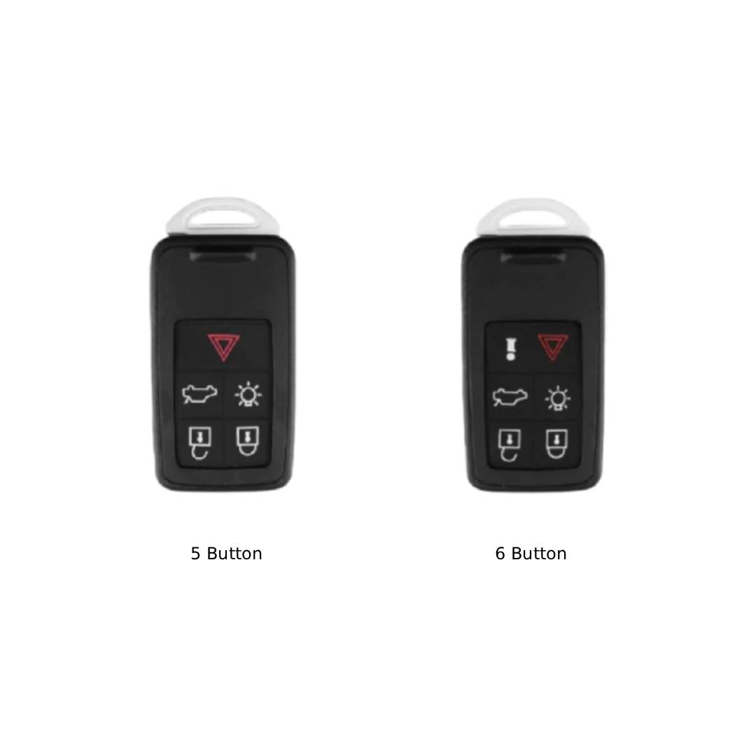 Volvo XC60 Leather Car Key Cover 5,6 Button