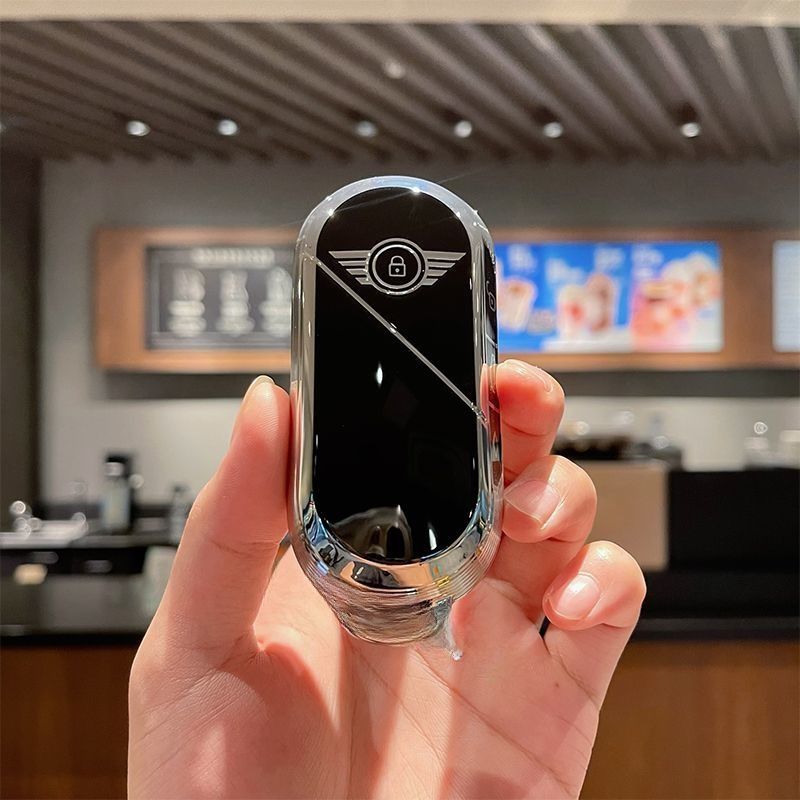 BMW Mini Autoschlüssel Hülle Silberrand