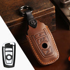 BMW Autoschlüsselhülle aus Leder mit 2 und 3 Tasten