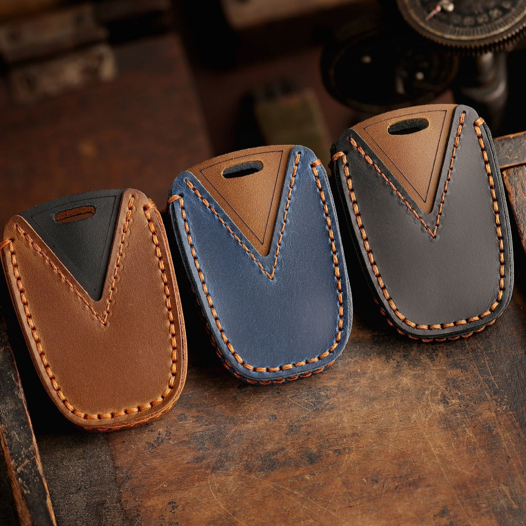 Hyundai IX45 Autoschlüsselhülle aus Leder mit 3 und 4 Tasten