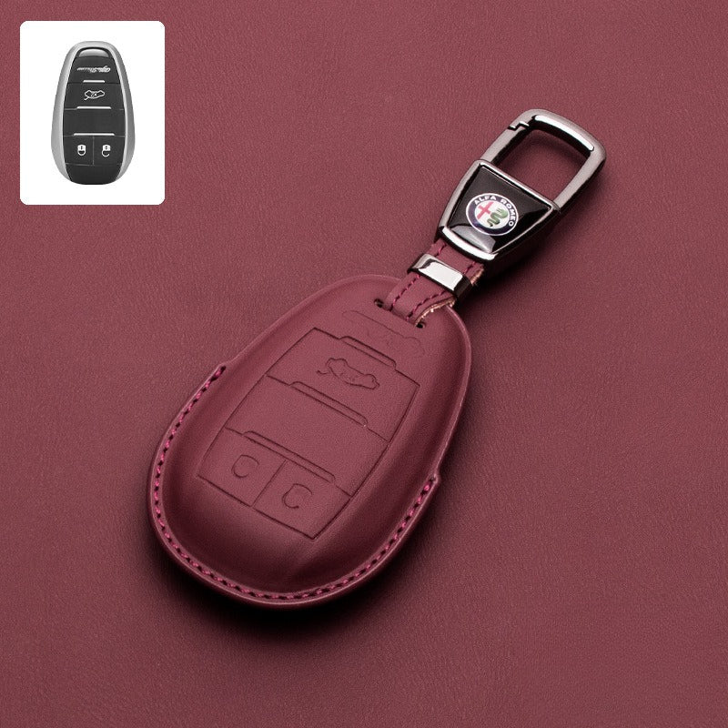 Alfa Romeo Leather Car Key Case