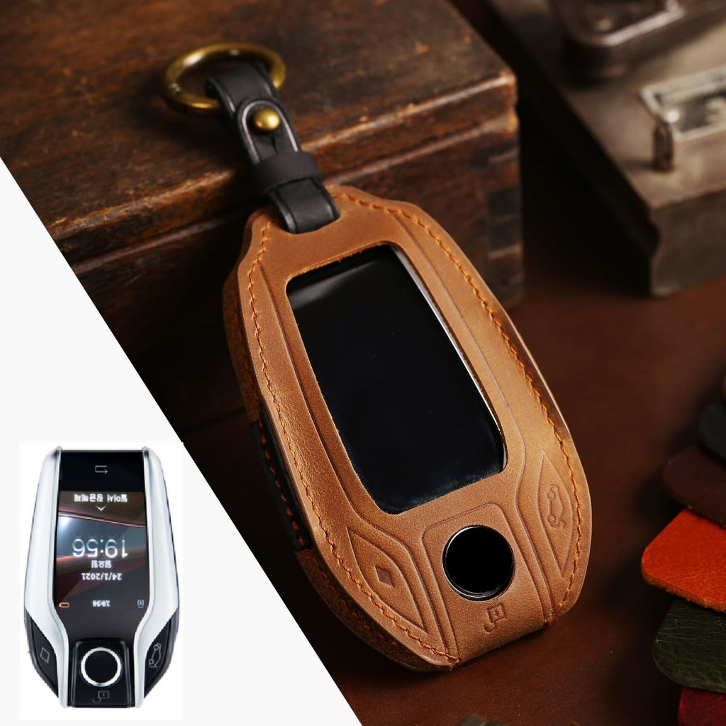 Étui en cuir pour clé de voiture BMW X7 325Li 525 X3