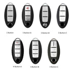 Nissan X-Trail Qashqai Tiida Teana Sylphy Leder Autoschlüsselhülle 2,3,4 Tasten