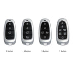 Étui en cuir pour clé de voiture Hyundai STARIA SONATA (3, 4, 5, 7 boutons)