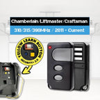 Carsine 891LM 893LM 893Max Chamberlain Craftsman Liftmaster Garage Door Opener Remote Replacement, 1993 to Present Garage Clicker, Universal Garage Door Opener Remote 1 button