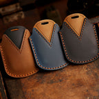 Étui en cuir pour clé de voiture Toyota Crown à 3 boutons