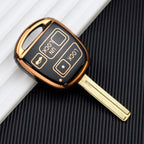 Carsine Toyota Car Key Case Golden Edge Black / Key case