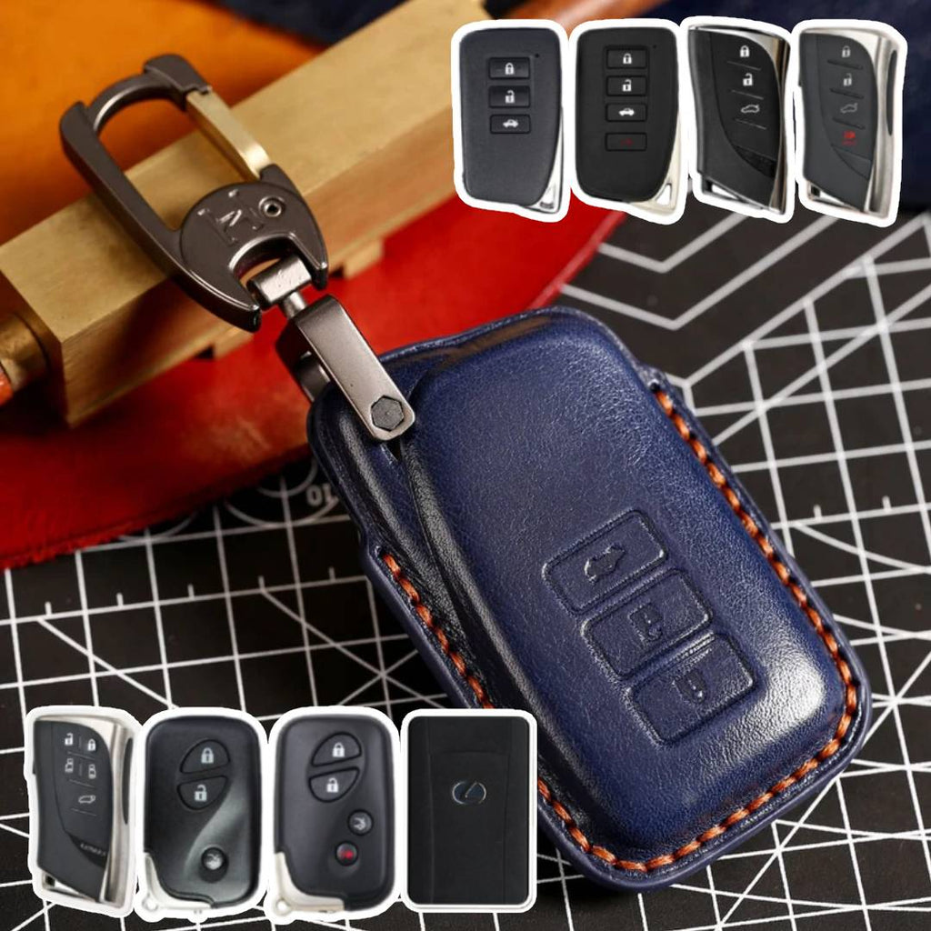 Luxury Lexus Key Fob Case - Handmade Genuine Leather Protector Cover |Fits All Models