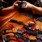 Luxury Genesis Key Fob Case - Handmade Leather Protector