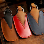 Ford Focus Explorer Kuga Sharp Aviator Lincoln Mondeo Edge F-150 Raptor Pickup Trucks Leder-Autoschlüsselhülle für 2, 3, 4 und 5 Tasten