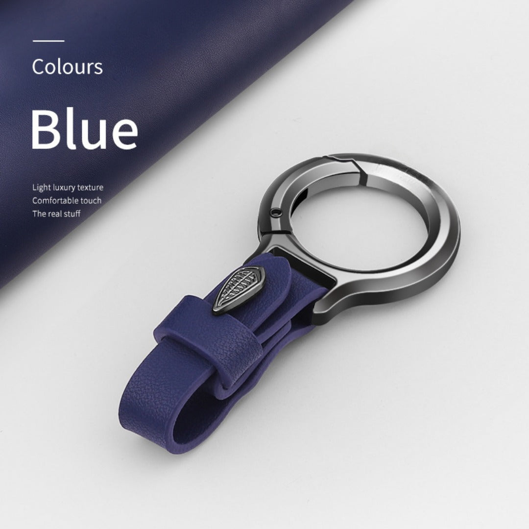 Schlüsselanhänger aus Rindsleder (Oberseite)